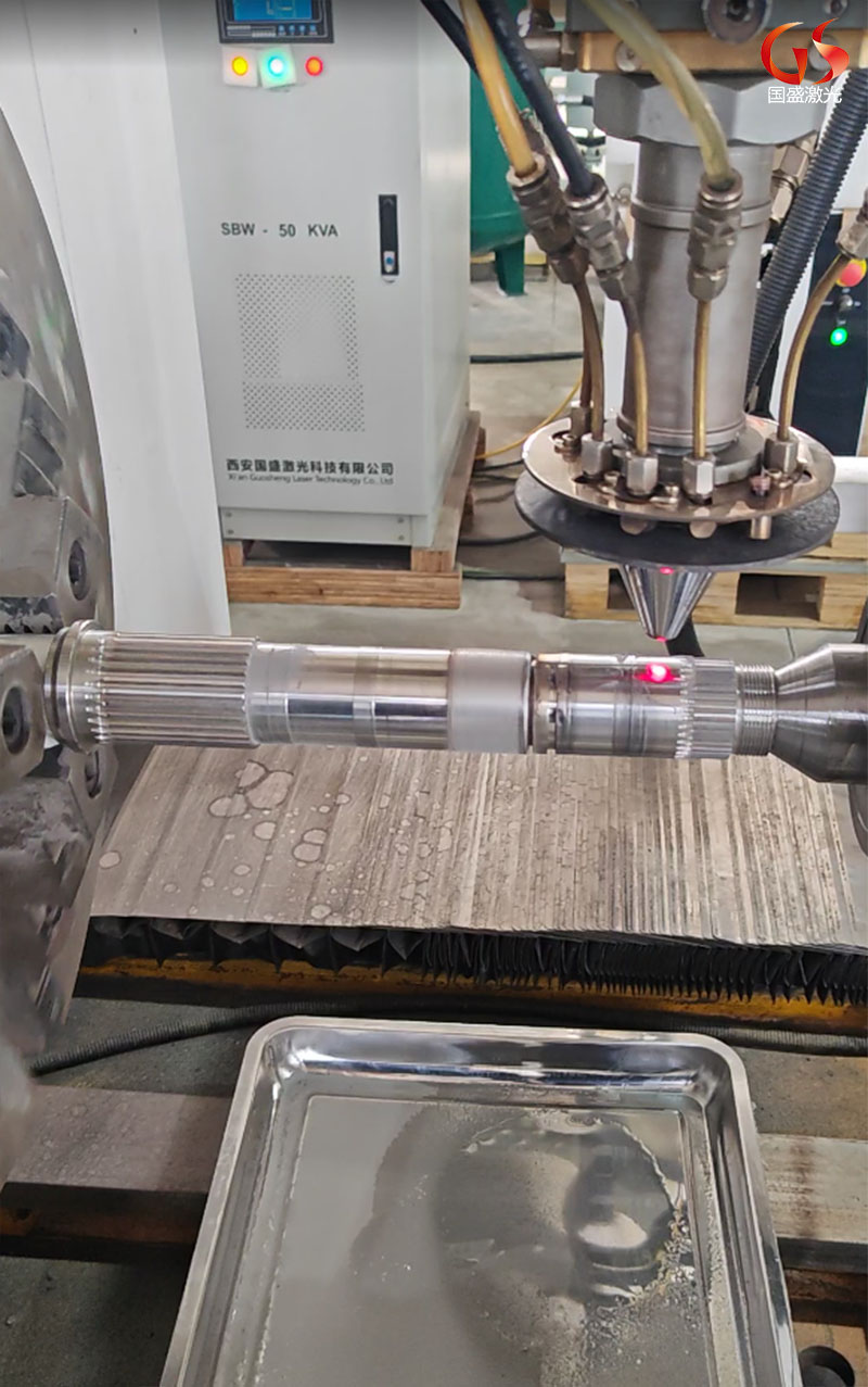 齒輪軸激光熔覆修復加工